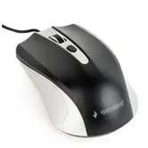 Mouse Gembird MUS-4B-01, Optic, 1200 DPI (Negru/Argintiu)