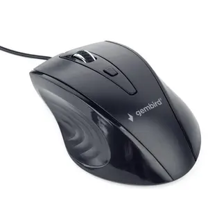 Mouse Gembird MUS-4B-02, 1200 DPI, Optic (Negru)