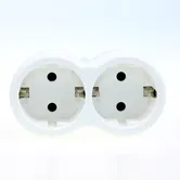 Adaptor priza 2 iesiri frontal Moes