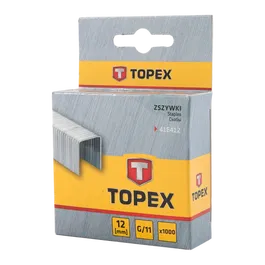 Capse Topex, pentru tapiterie, de tip G, 12 mm, 1000 buc
