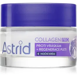 Astrid Collagen PRO crema de noapte împotriva tuturor semnelor de imbatranire efect regenerator 50 ml