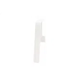 Set element de imbinare plinta parchet Set, alb, MDF, 60 x 19 mm, 5 bucati/set