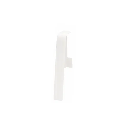 Set element de imbinare plinta parchet Set, alb, MDF, 60 x 19 mm, 5 bucati/set