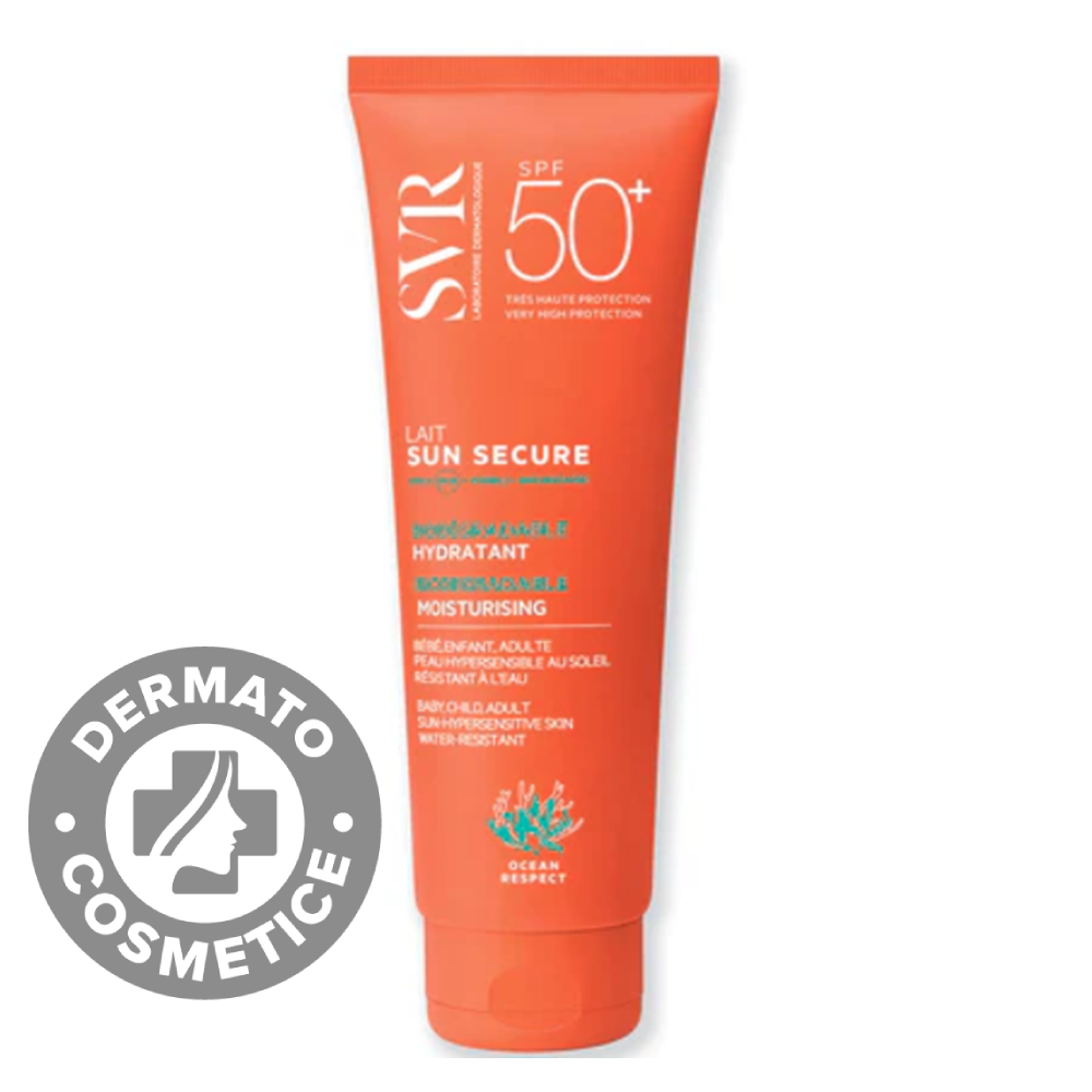 Lapte hidratant pentru corp Sun Secure Milk SPF50+, 250ml, SVR