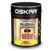 Vopsea Oskar Direct pe rugina, maro ciocolatiu lucios, interior/exterior, 10 l