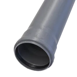 Tub PP Valrom, gri, diametru 110 mm, lungime 1 m