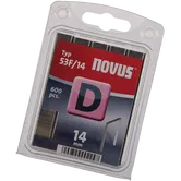 Capse Novus D53F, pentru capsatoare manuale si electrice, zinc, 11,3 x 14 mm, 600 buc