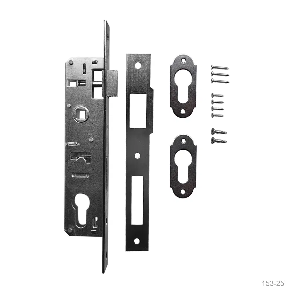 Broasca ingropata Kale, profil ingust, otel cromat, reversibila, placa frontala 23 mm, interax 30 mm, 153 x 85 mm