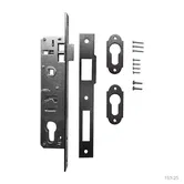 Broasca ingropata Kale, profil ingust, otel cromat, reversibila, placa frontala 23 mm, interax 30 mm, 153 x 85 mm