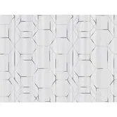 Tapet vinil Dimensions 219600, model geometric, alb/gri, 10 x 0.53 m
