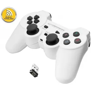 Controller Esperanza Gladiator EGG108W, Wireless, PC/PS3 (Alb)