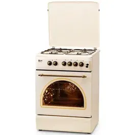 Aragaz LDK 6060 ECAI LPG, Gaz, 4 Arzatoare, 60 cm (Bej)