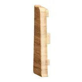 Set terminatie plinta parchet stanga/dreapta Arbiton Indo, stejar manorial 09, PVC, 70 x 26 mm, 2 bucati/set