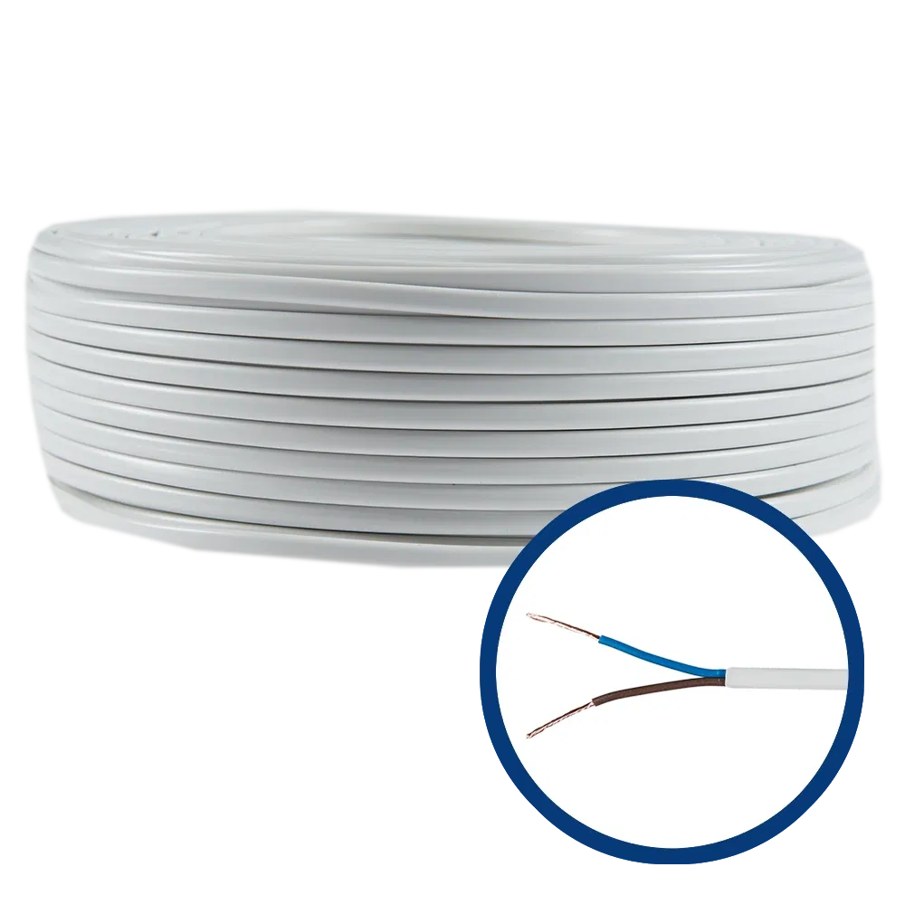 Cablu electric MYYUP 2 x 0.75 mmp, izolatie PVC, plat
