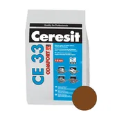 Chit de rosturi gresie si faianta Ceresit CE 33, siena, interior, 5 kg