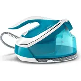 Statie de calcat Philips PerfectCare Compact Plus GC7920/20, Talpa SteamGlide, 6.5 bar, 1.5l, 2400W (Albastru/Alb)