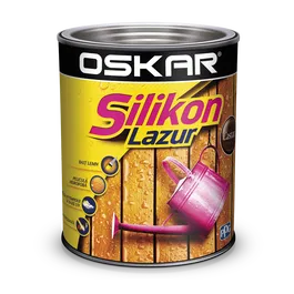Lazura lemn Oskar Silikon Lazur, castan, interior / exterior, 2,5 l