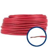 Cablu electric MYF (H05V-K) 6 mmp, izolatie PVC, rosu