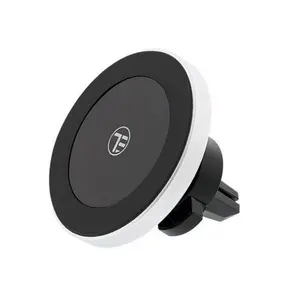 Incarcator Auto wireless Tellur WCC2, Certificat Qi, Suport magnetic (Negru)
