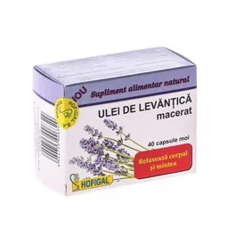 Ulei Levantica Macerat 40cps - Hofigal