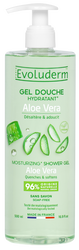Gel de dus hidratant Aloe Vera, 500ml, Evoluderm