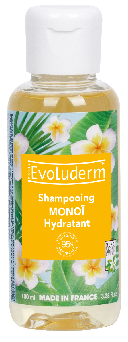 Sampon hidratant Monoï à la Folie, 100ml, Evoluderm