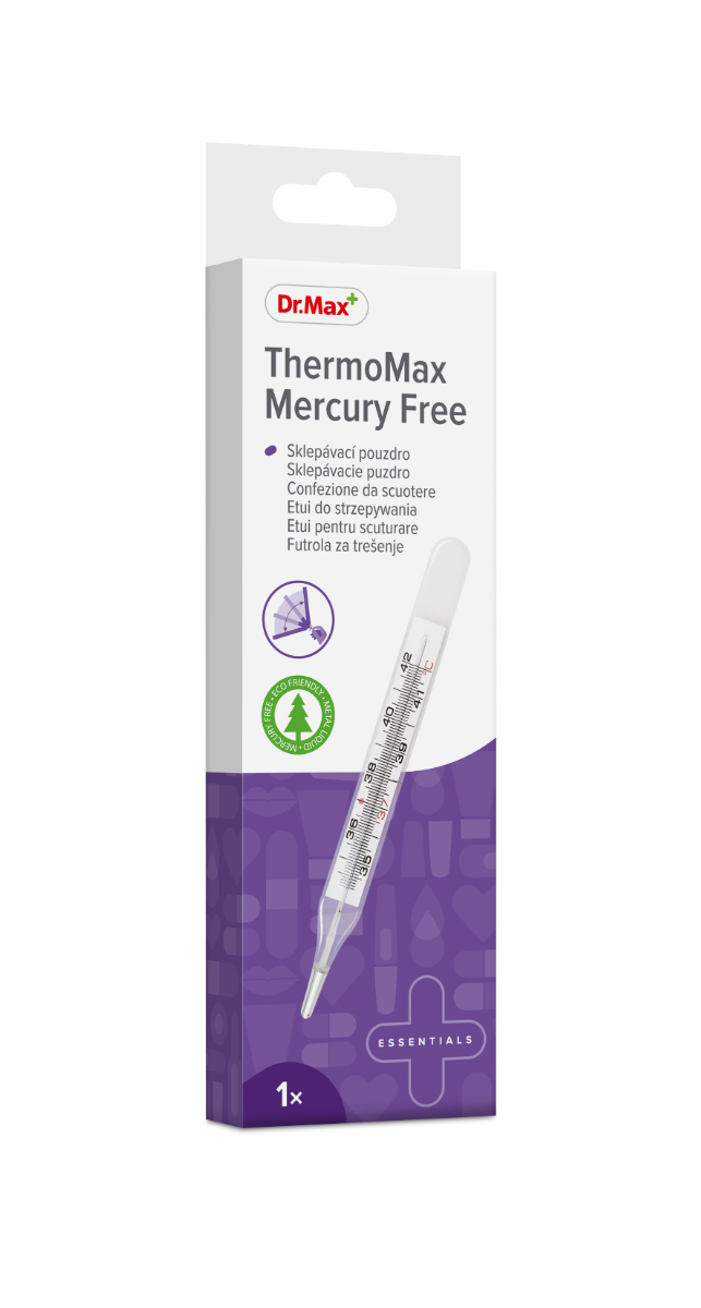 Dr. Max Termometru Thermomax Mercury Free, 1 bucata
