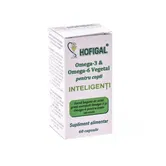 Omega 3 6 Vegetal Copii Inteligenti 60cps - Hofigal