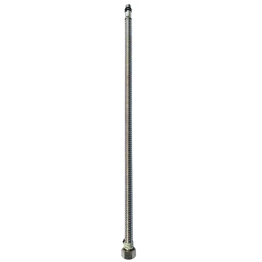 Racord pentru baterii Heko, inox, filet interior-exterior, 40 cm, 3/8