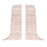 Set terminatie plinta parchet stanga/dreapta Set, pin alpin 4295V, PVC, 52 x 22.5 mm, 4 bucati/set