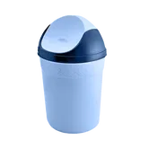 Cos de gunoi batant Inaplast, plastic, albastru, 3l