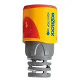 Conector furtun Hozelock Aquastop Plus, sistem triplu blocare, 12.5 x 15 mm