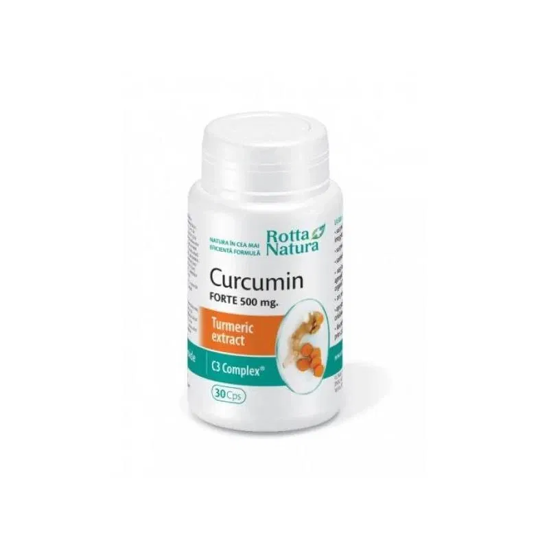Curcumin Forte 500mg 30cps - Rotta Natura