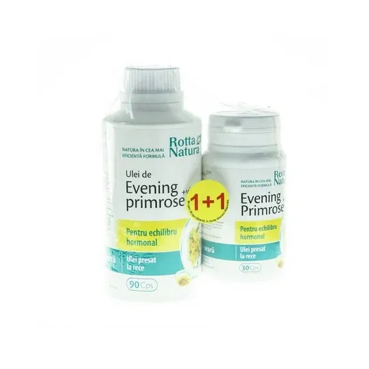 Evening Primrose Vitamina E 90cps+30cps Gratis - Rotta Natura