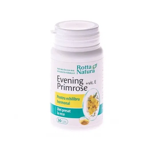 Evening Primrose Vitamina E 30cps - Rotta Natura