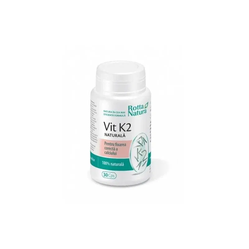 Vitamina K2 naturala 30cps - Rotta Natura