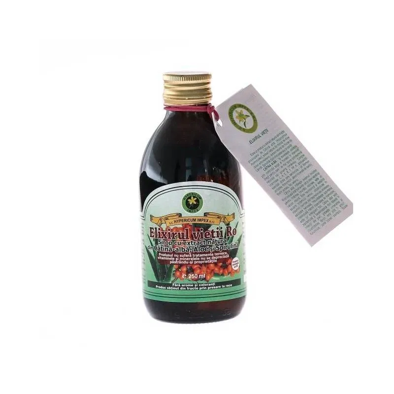 Sirop Elixirul Vietii 250ml - Hypericum