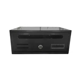 Cutie postala modulara exterior Ferrobrand Colectiv, 1 modul, tabla zincata, gri antracit, 2 chei, 120 x 300 x 170 mm