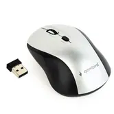 Mouse Wireless Gembird MUSW-4B-02-BS, 1600DPI, Optic (Negru/Argintiu)