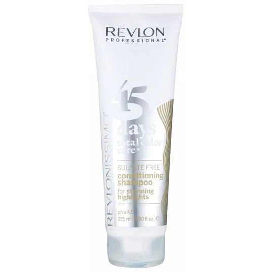 Revlon Professional Revlonissimo Color Care Șampon și balsam 2 în 1 pentru părul grizonat și alb fără sulfat 275 ml