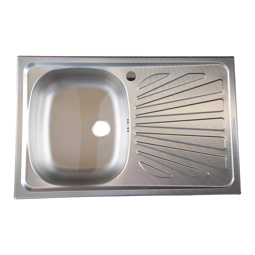 Chiuveta bucatarie Pyramis Creta, inox, 1 cuva stanga, 755 x 480 mm