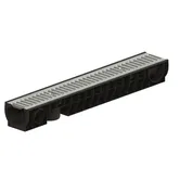 Rigola cu gratar Standart Park, clasa A15, polipropilena, 100 x 16 x 12 cm