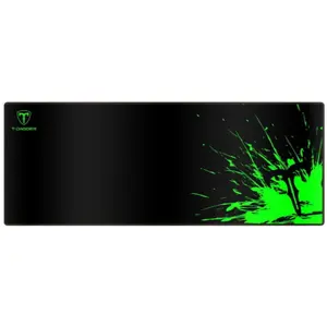 Mousepad T-DAGGER Lava, L (Negru/Verde)