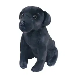 Jucarie de plus cu sunet Wild Republic - Labrador Negru, 14 cm
