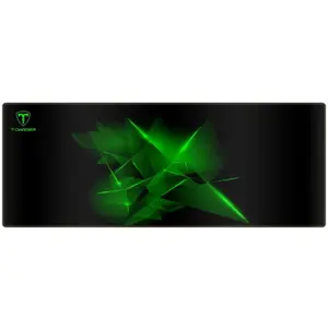 Mousepad T-DAGGER Geometry, L (Negru/Verde)