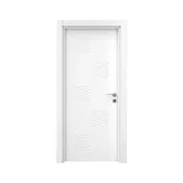 Usa interior plina, Variodor Lacquered White, alb lacuit, stanga, 198 x 70 cm