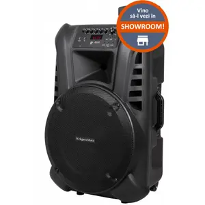 Boxa Portabila Kruger&Matz KM 1715, 60 W, Bluetooth, 2 Microfoane (Negru)