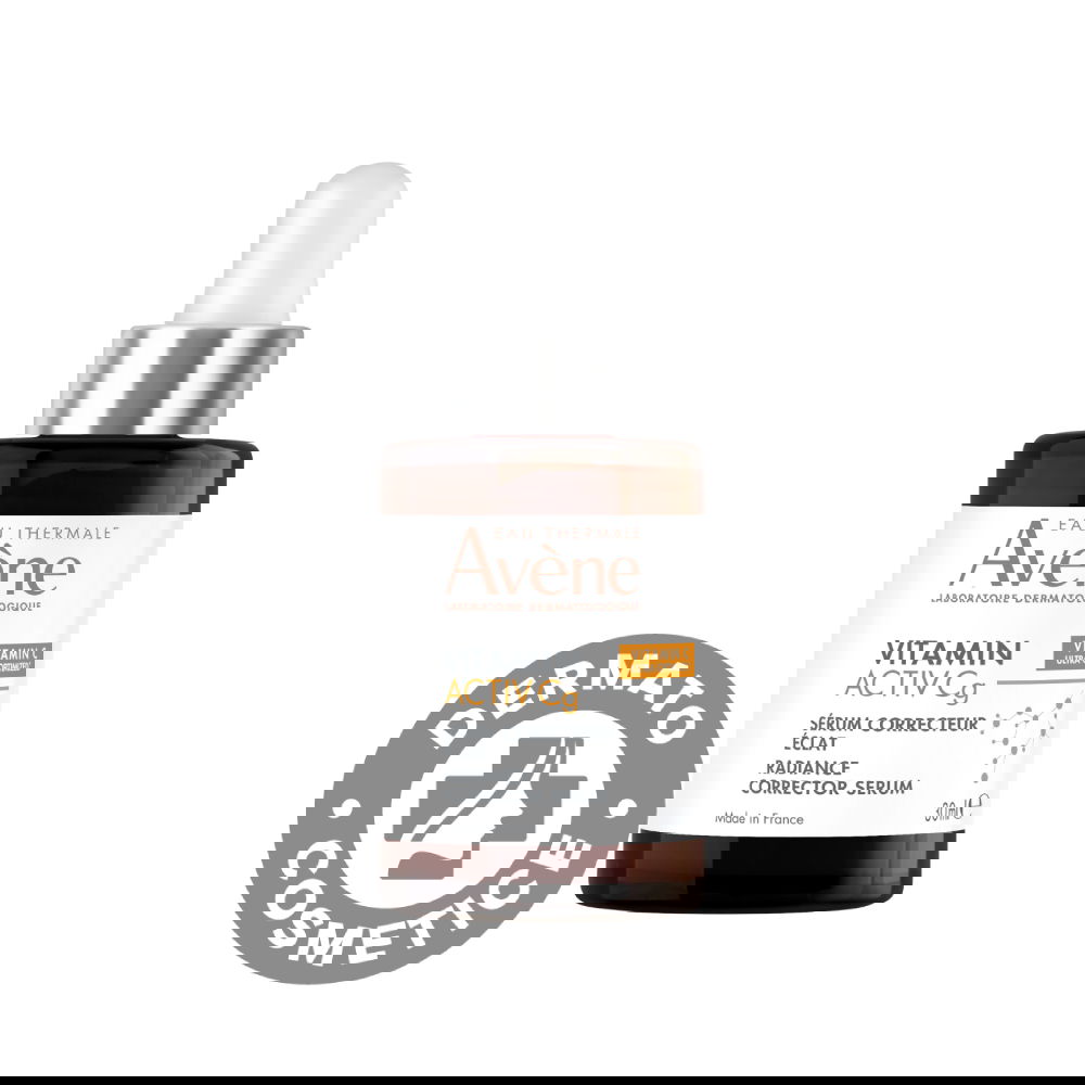 Ser corector cu efect de luminozitate Vitamin Activ Cg, 30ml, Avene