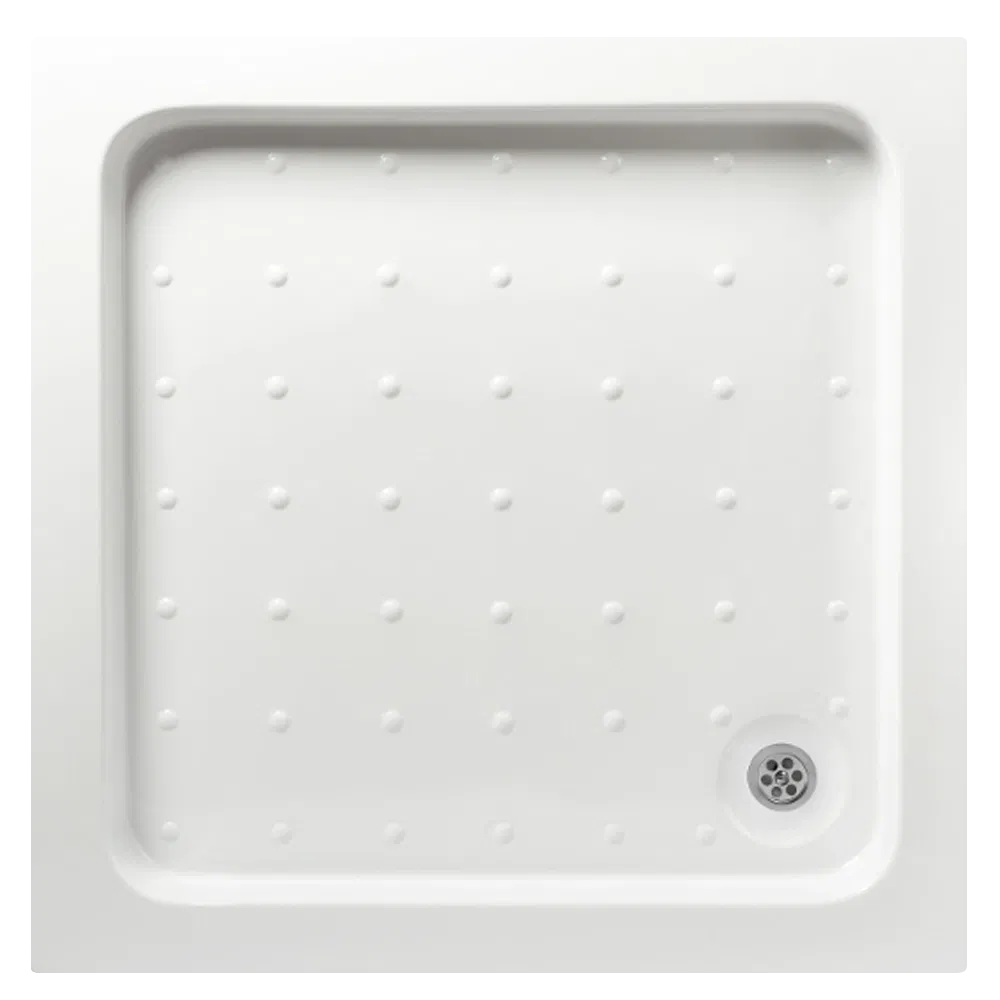 Cada dus Fibrocom Mercur, acril, patrata, 90 x 90 x 24 cm