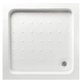 Cada dus Fibrocom Mercur, acril, patrata, 90 x 90 x 24 cm